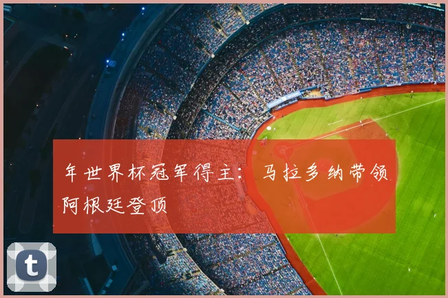 年世界杯冠军得主：马拉多纳带领阿根廷登顶